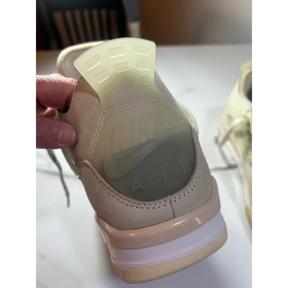 Jordan 4 Retro Off-White Sail CV9388-100 Mens Size 12 Cream Sneakers‎